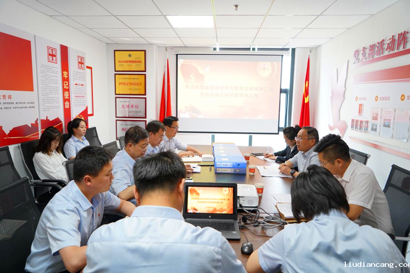 华语电竞行业引领者党史学习教育巡回指导二组一行到选煤公司进行督导检查图1.png