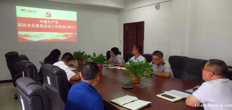仙桃公司党支部对《中国共产党国有企业基层组织工作条例(试行)》进行再学习再落实