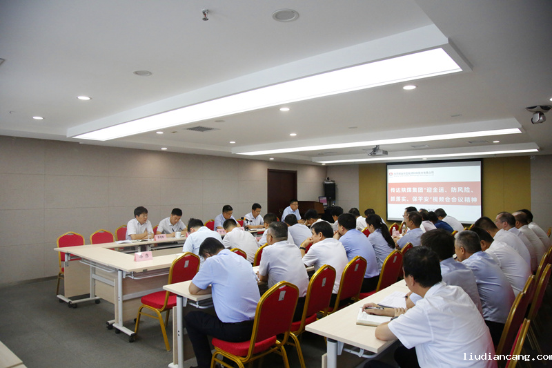 公司召开传达陕煤集团“迎全运、防风险、抓落实、保平安”会议精神专题视频会.png