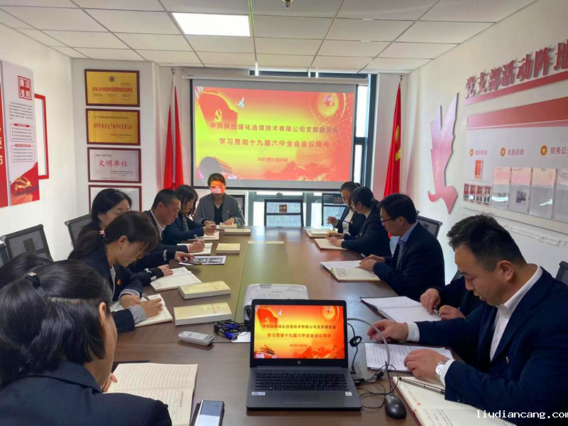选煤公司党支部召开学习贯彻党的十九届六中全会精神学习会-配图1.png