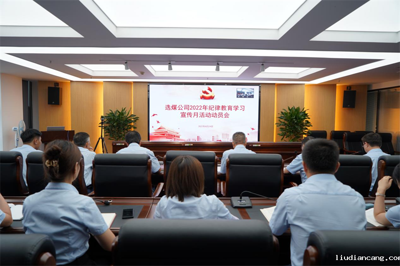 选煤公司党支部召开纪律教育学习宣传月活动动员会-1.png