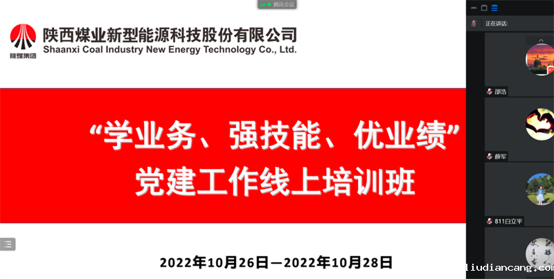 公司举办“学业务、强技能、优业绩”党建工作线上培训班.png