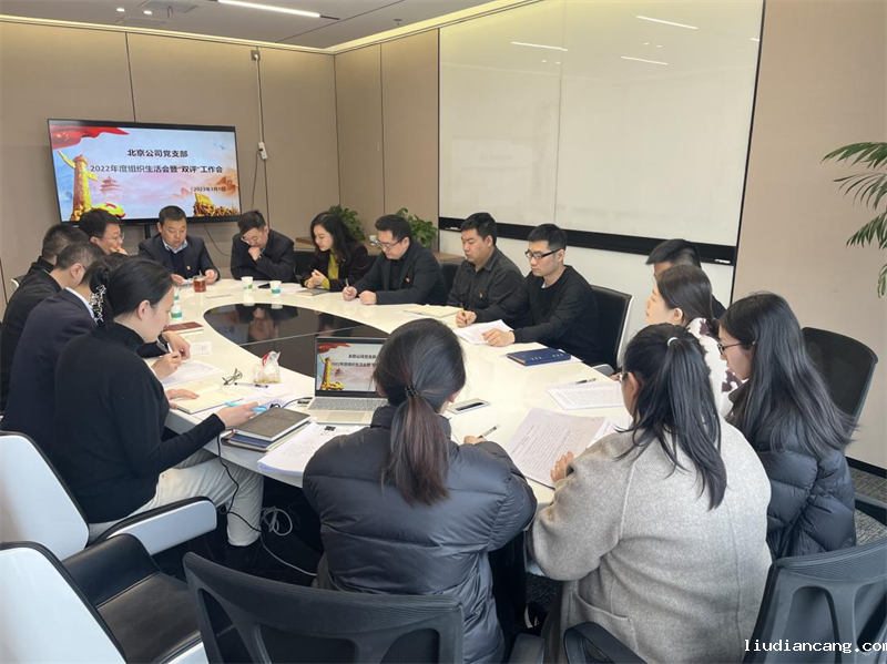 北京公司党支部召开2022年度组织生活会和“双评”工作会.png