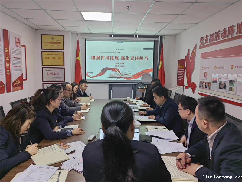 选煤公司党总支召开“加强作风锤炼 强化责任担当”专题党课.png