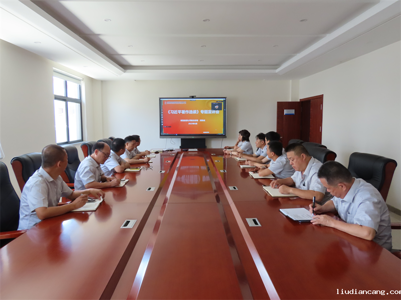 公司副总经理刘新成到党建联系点开展《习近平著作选读》宣讲暨主题教育专题党课