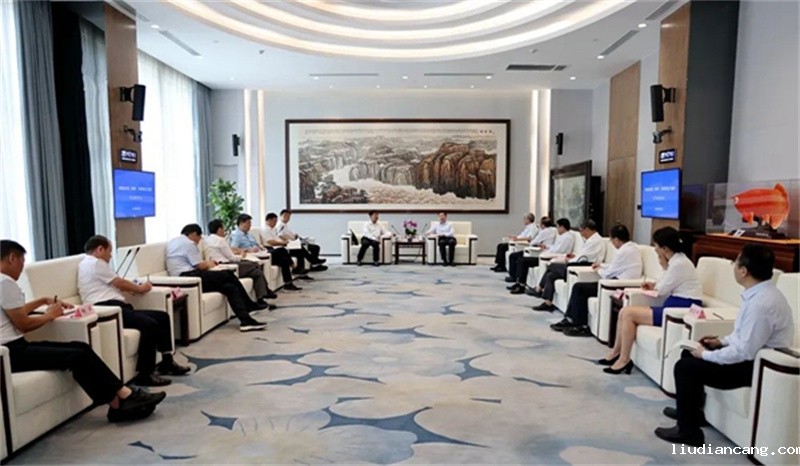 张文琪会见河南省发展改革委和信阳市政府领导一行1.jpg