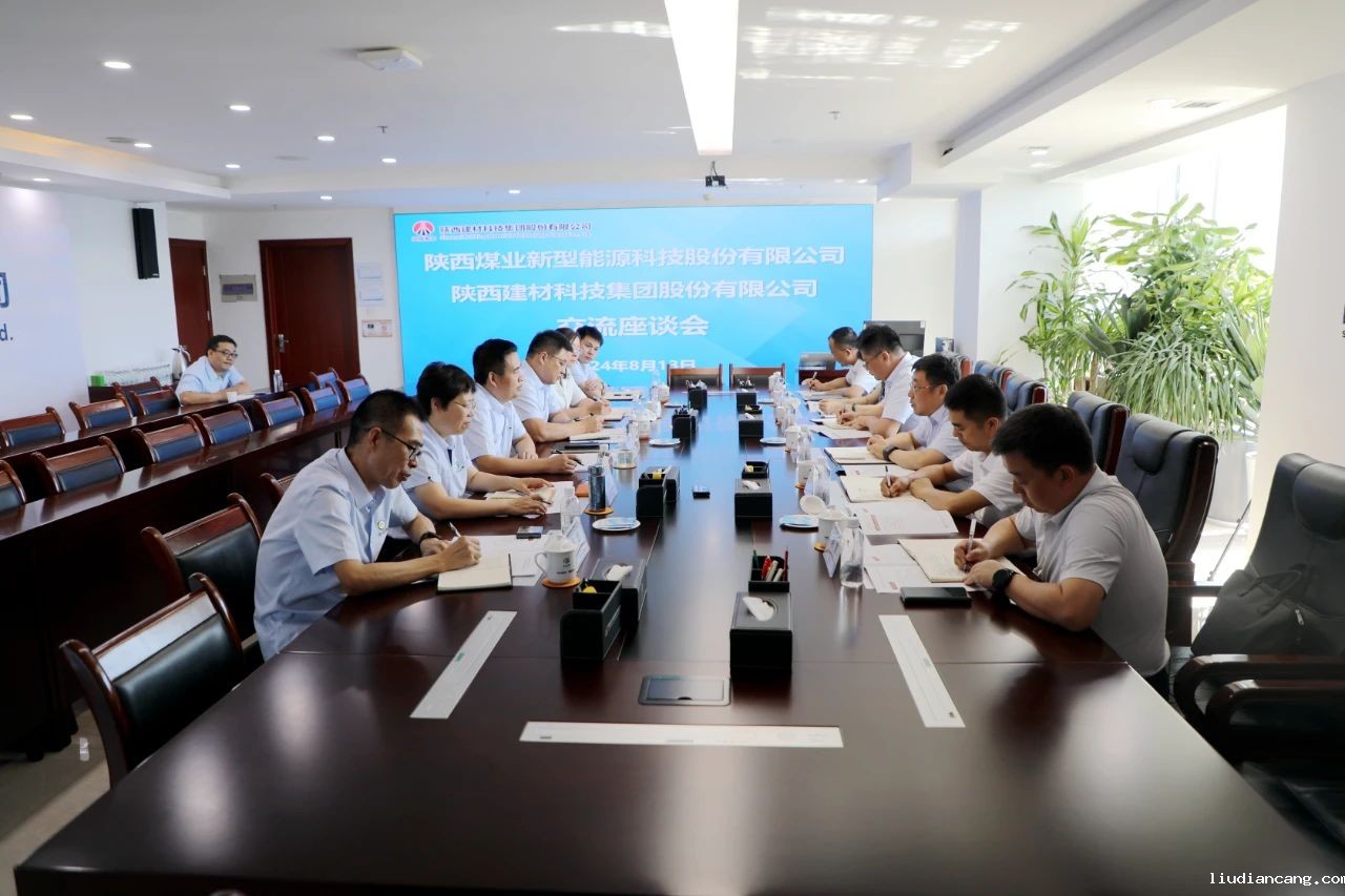 徐国强带队赴陕西建材科技公司交流座谈