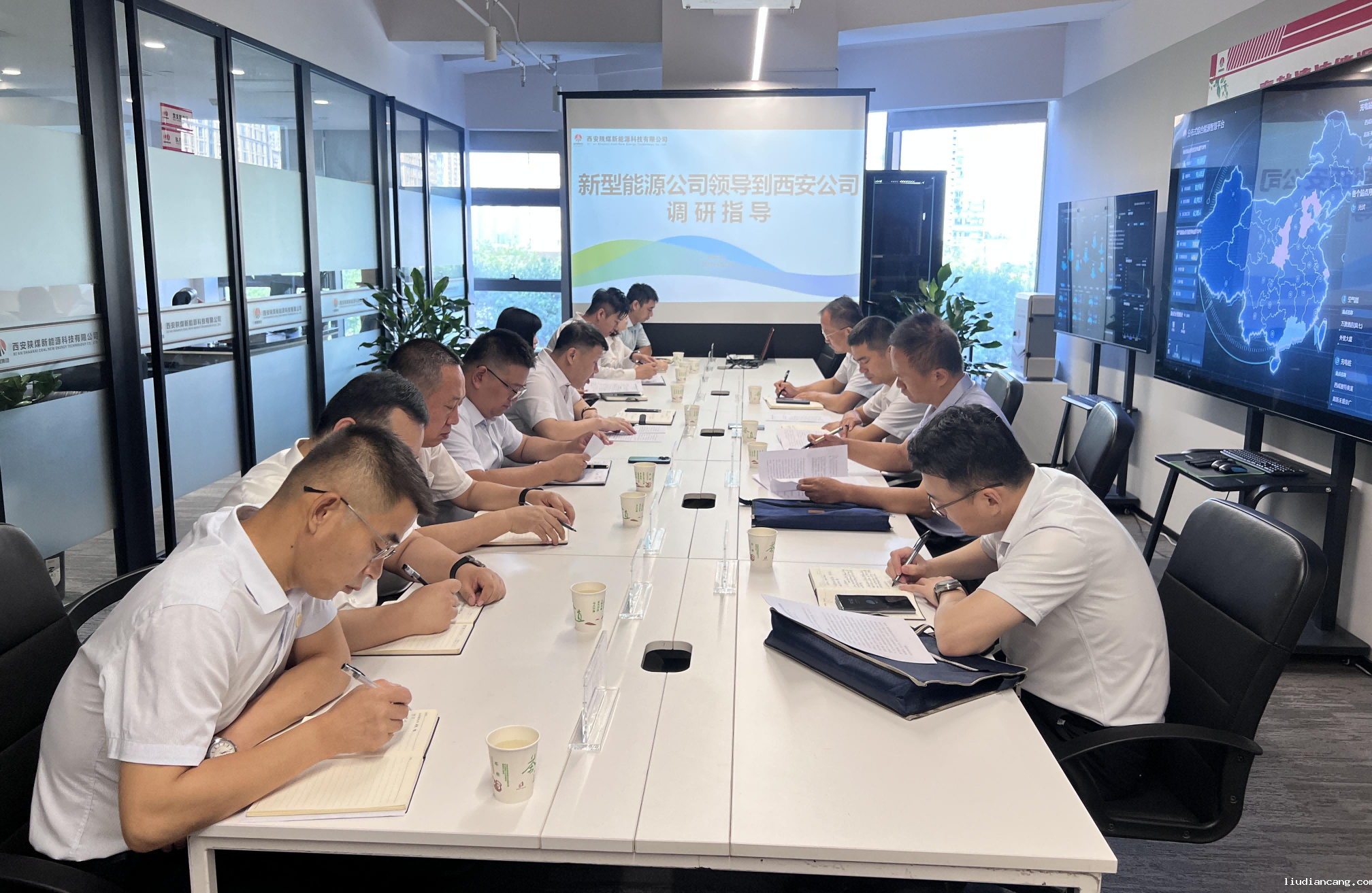 公司党委委员、副总经理宫成到西安片区各单位调研指导工作