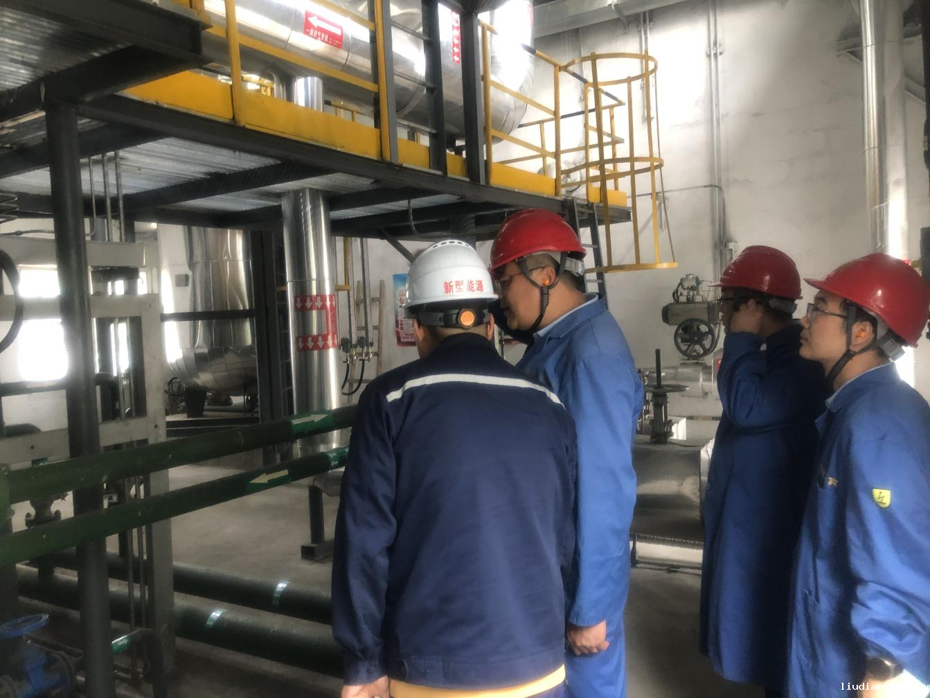 刘新成带队赴中泰公司、沣京公司调研指导